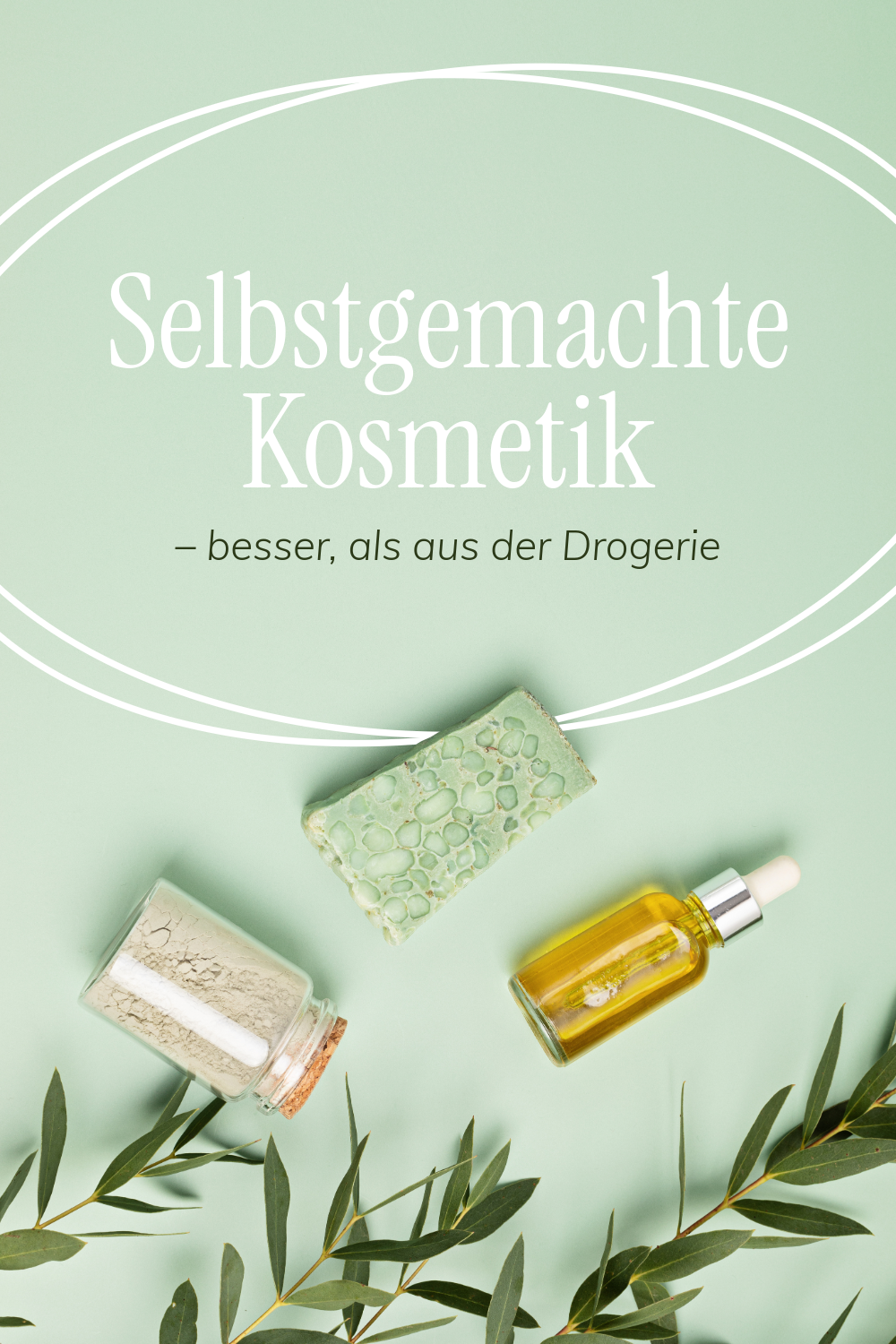 Grün Kosmetik Pinterest-Post