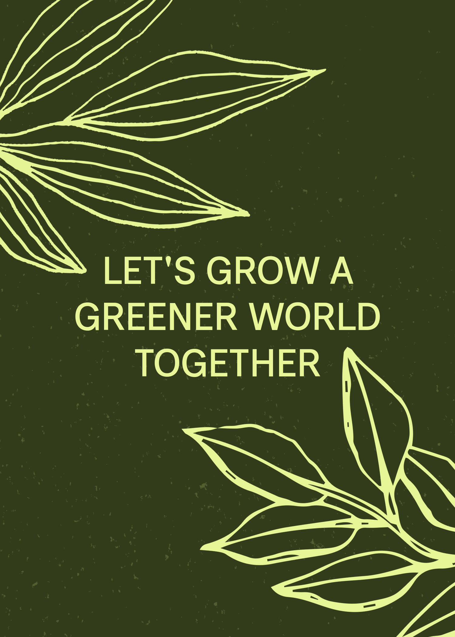 Green Eco Quote Card