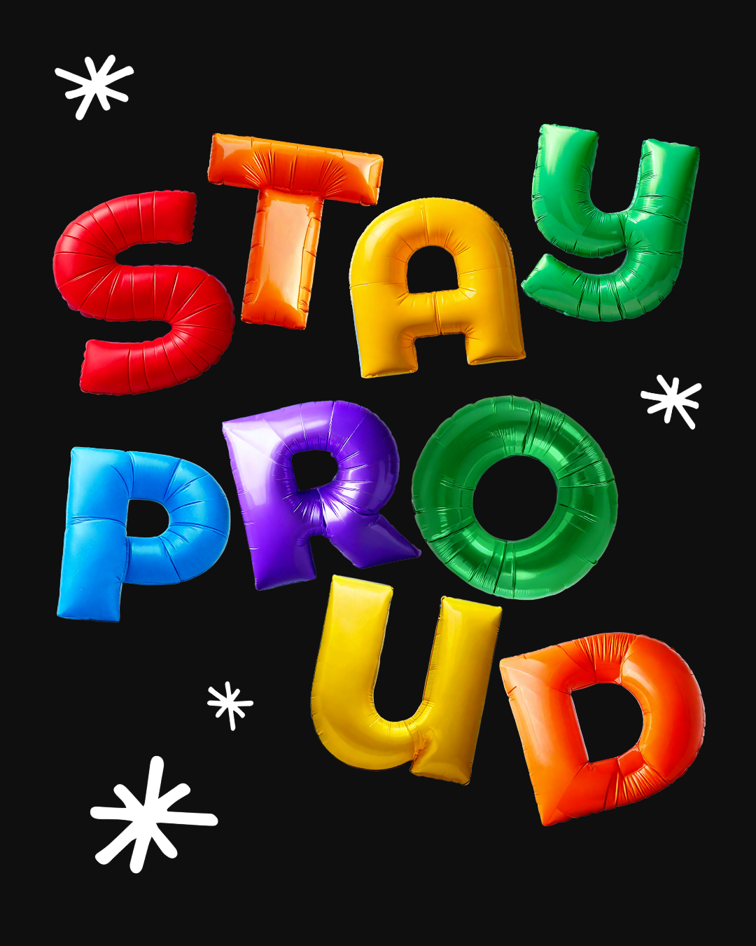 Black and Orange Pride Month Quotes Instagram portrait post