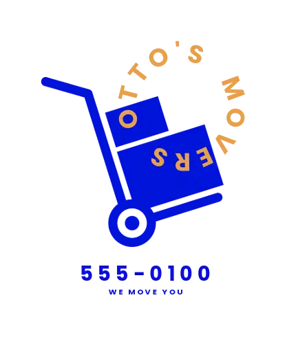 Blue and Orange Moving Company Tshirt