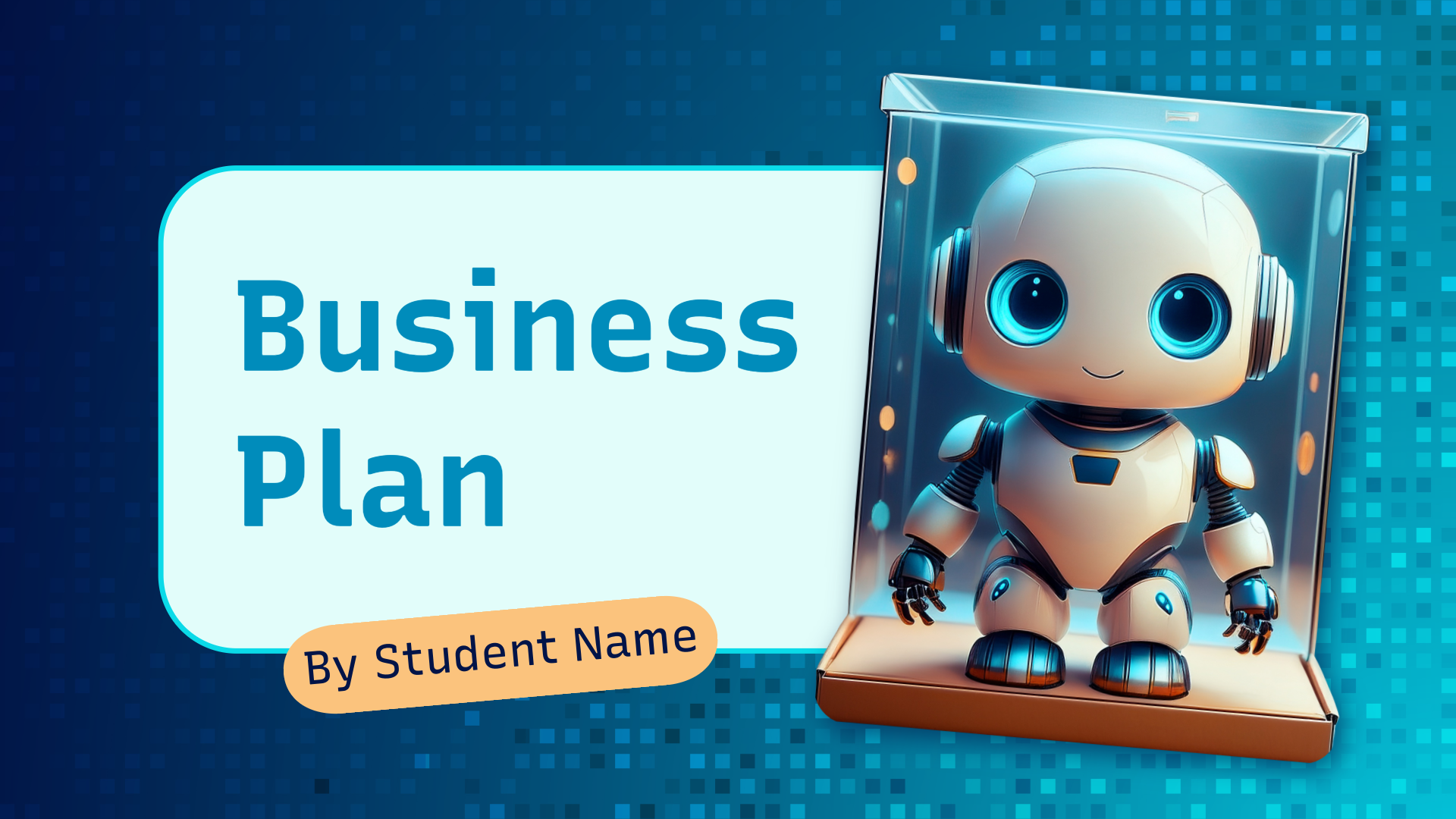 Blue Business Plan Presentation