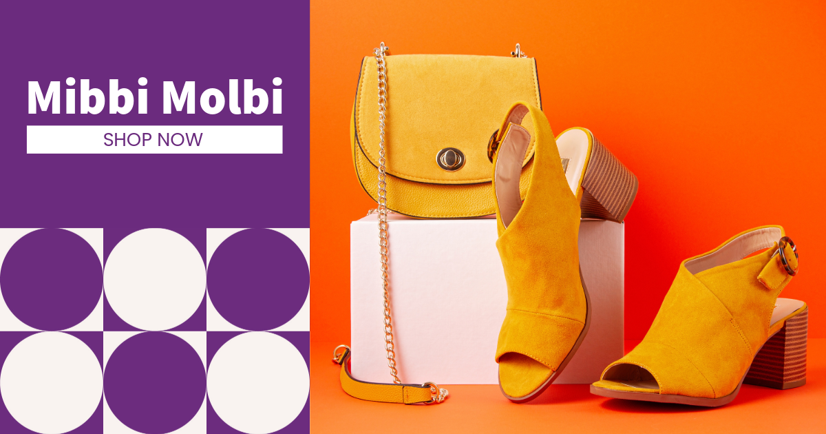 Purple And Orange Vintage Shop Facebook Post