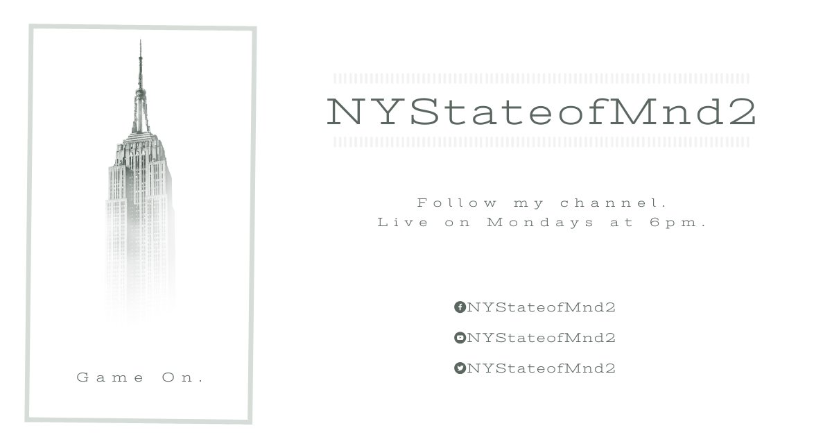 Gray Minimalist New York Style Twitch Banner
