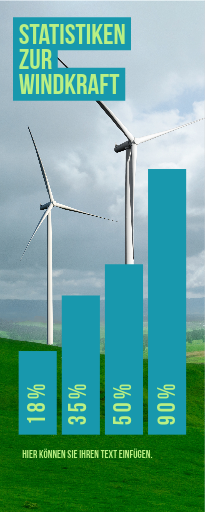 Green Wind Energy Statistics Infographic