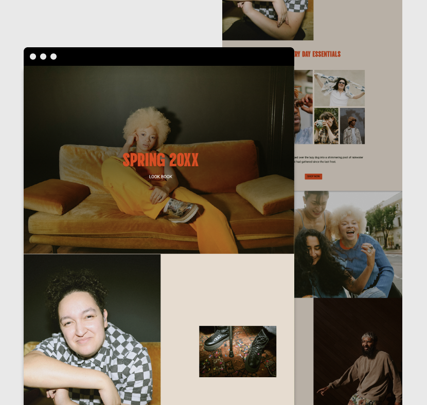 Contemporary look-book