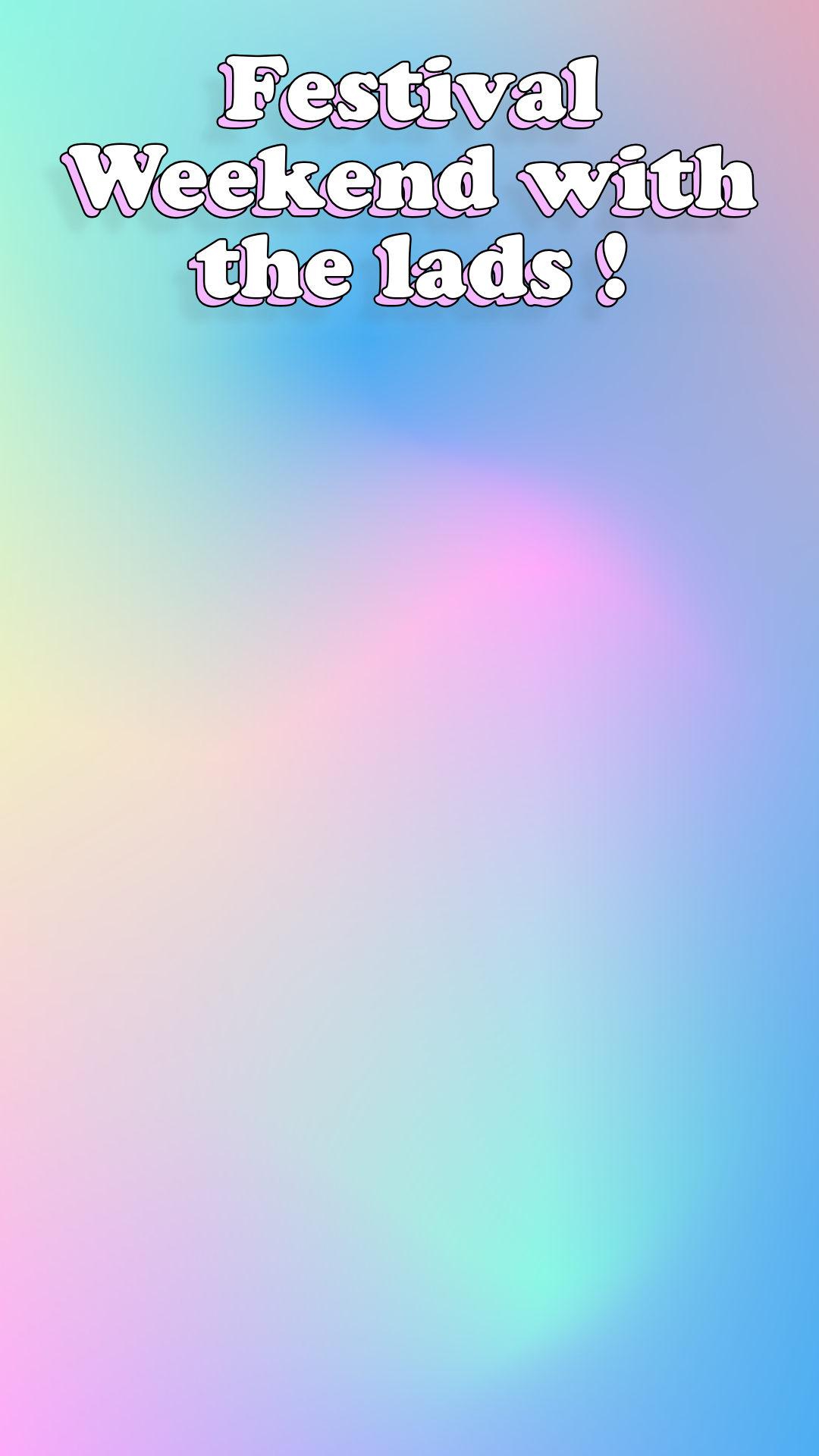 Rainbow Gradient Festival Mini Vlog Instagram Reel