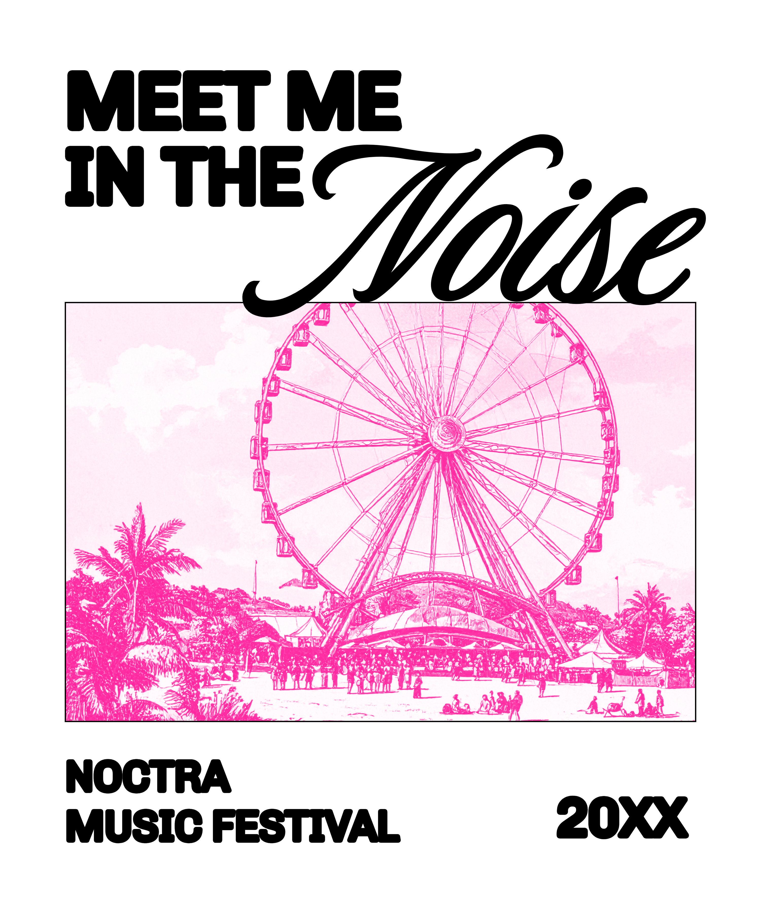 Pink and White Tshirt Design