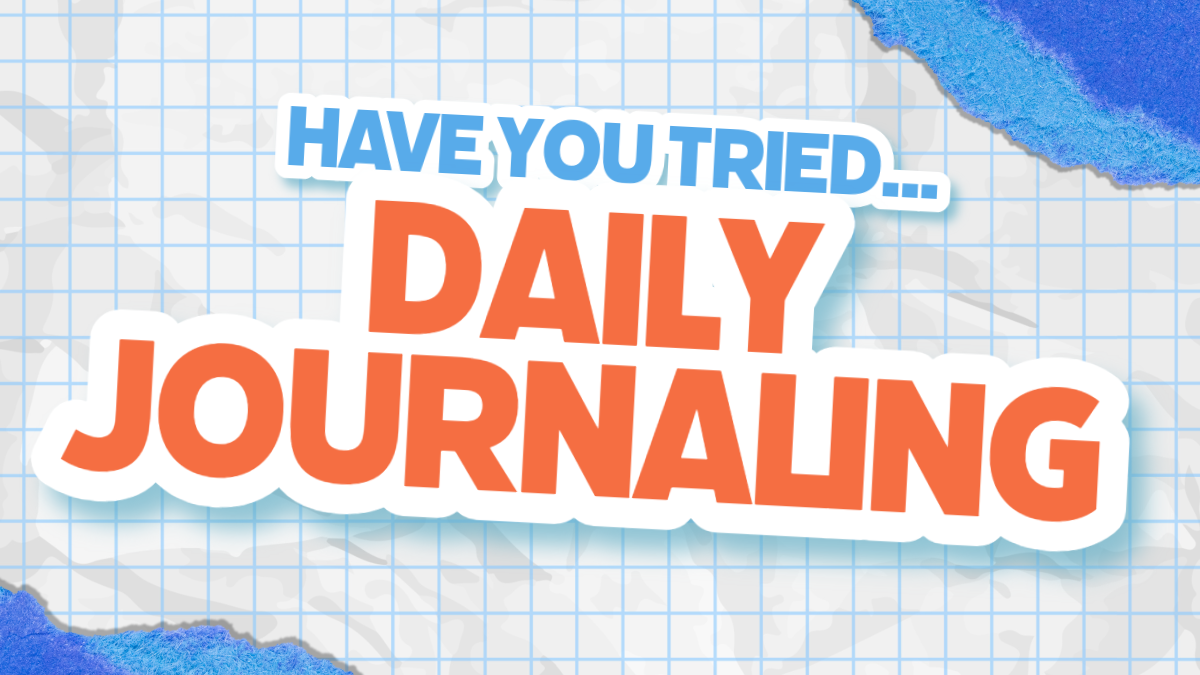 Light Blue and Orange Paper Cutout Daily Journaling X Post