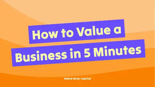 Orange And Blue Business Advice Youtube Video