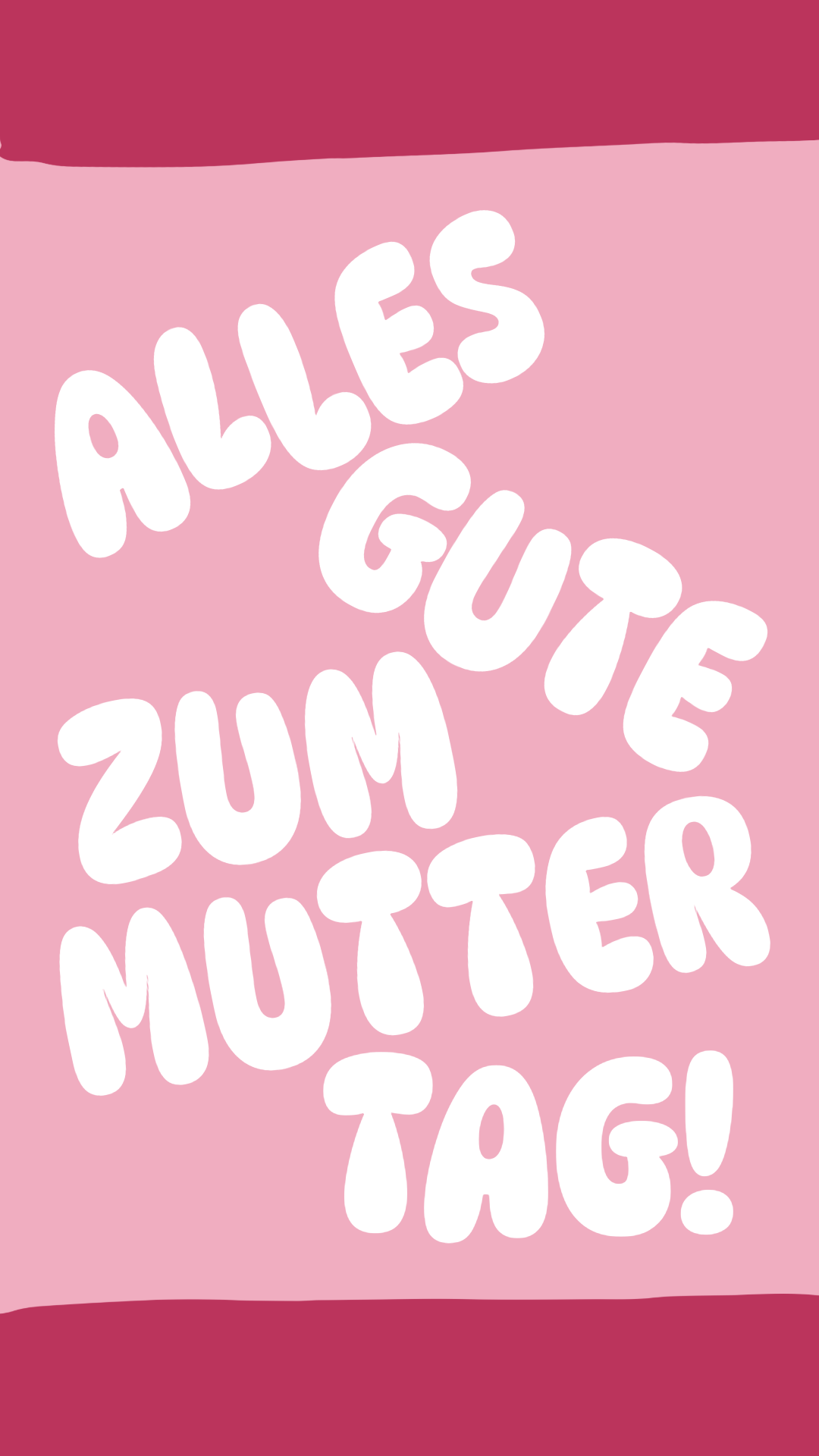 Weiß Und Pink Muttertag Instagram Story