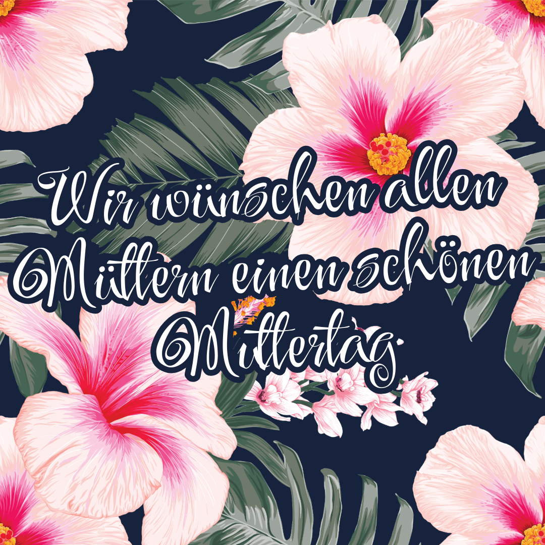 Marineblauer und rosa Muttertags-Instagram-Quadrat-Beitrag
