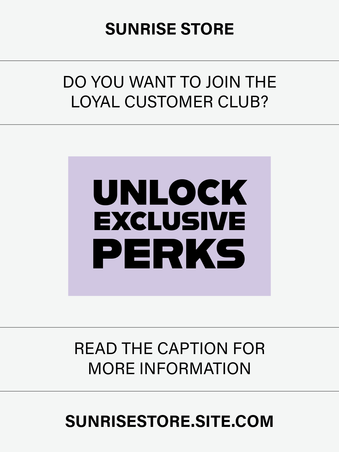 White And Black Retail Customer Loyalty Program WhatsApp Post