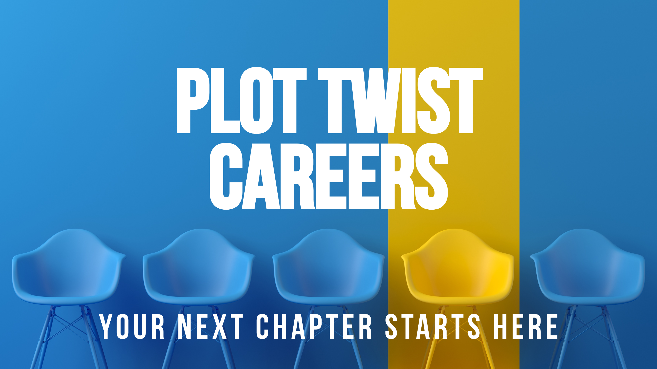 Blue and Yellow Careers Youtube Banner