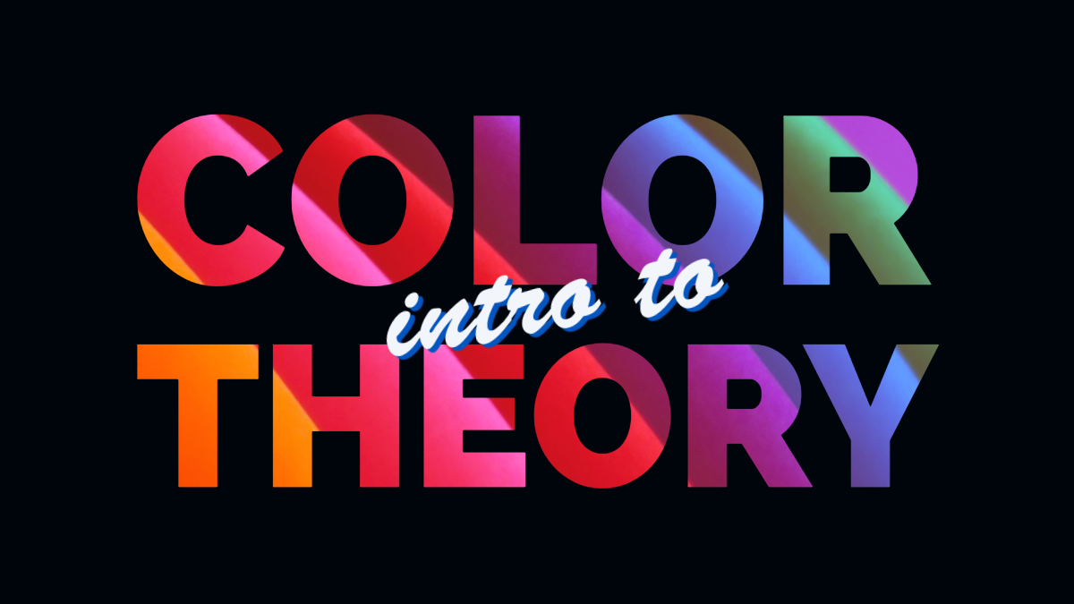 Multicolored Intro to Color Theory Youtube Channel Art