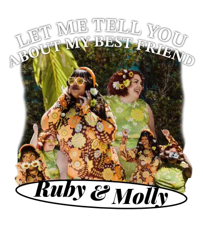 Green and Orange Best Friend Bootleg T-Shirt