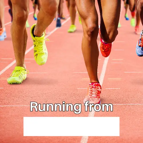 Red and White Running Blank Meme