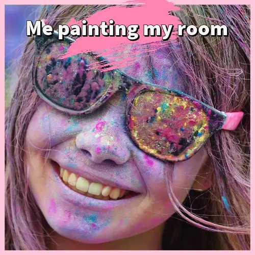 Pink Me Painting My Room Meme