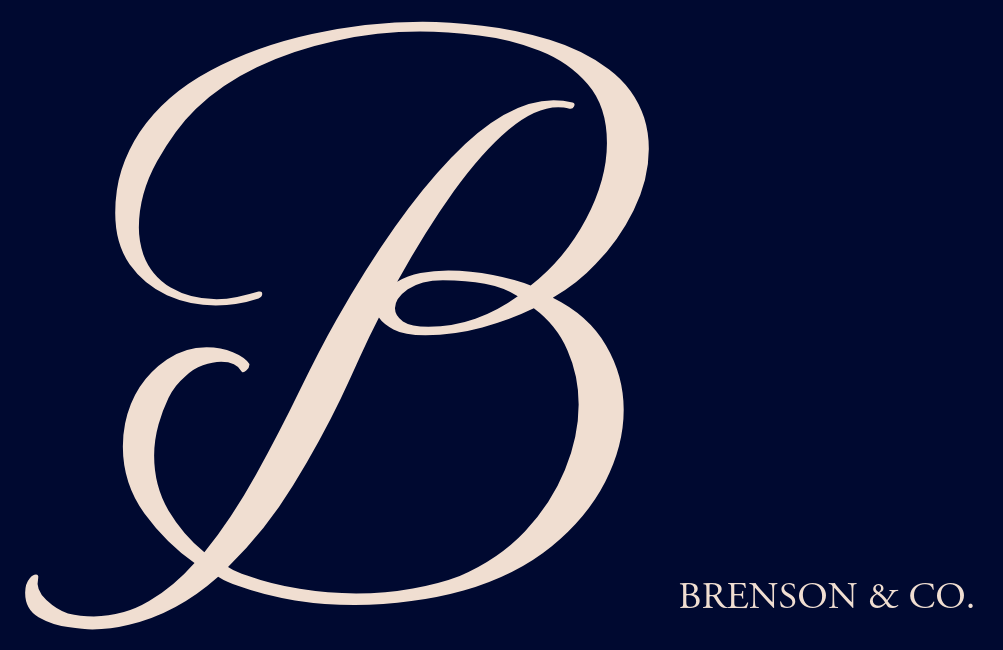 Navy Blue and Pink Busness Card