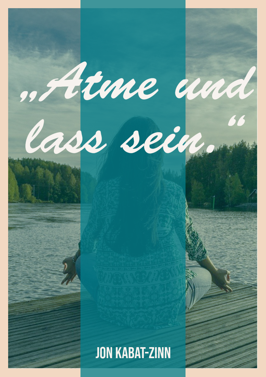 Blue Light Toned Quote Poster