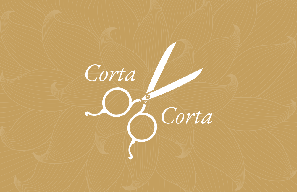 Dourado Branco Salão de Beleza Cartão de Visita