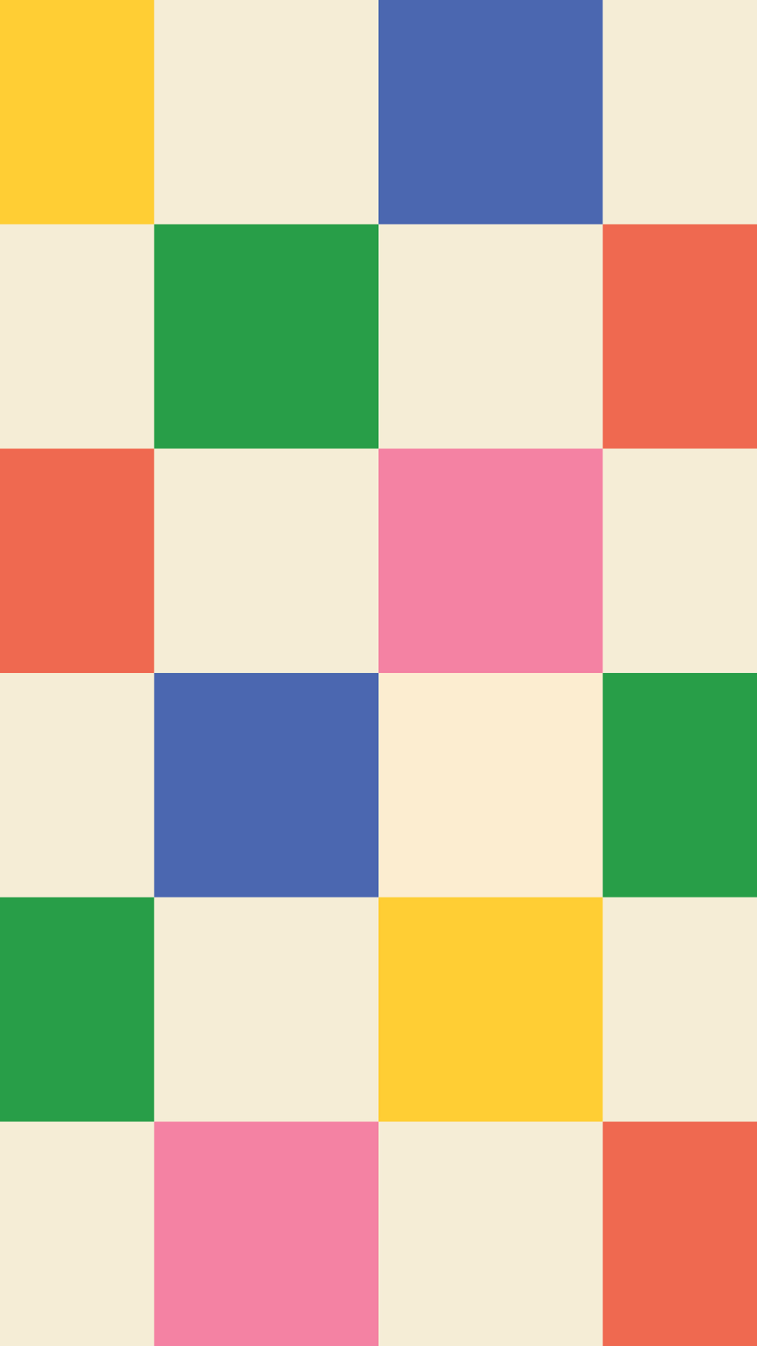 Multicoloured Grid Dating App Snapchat Ad