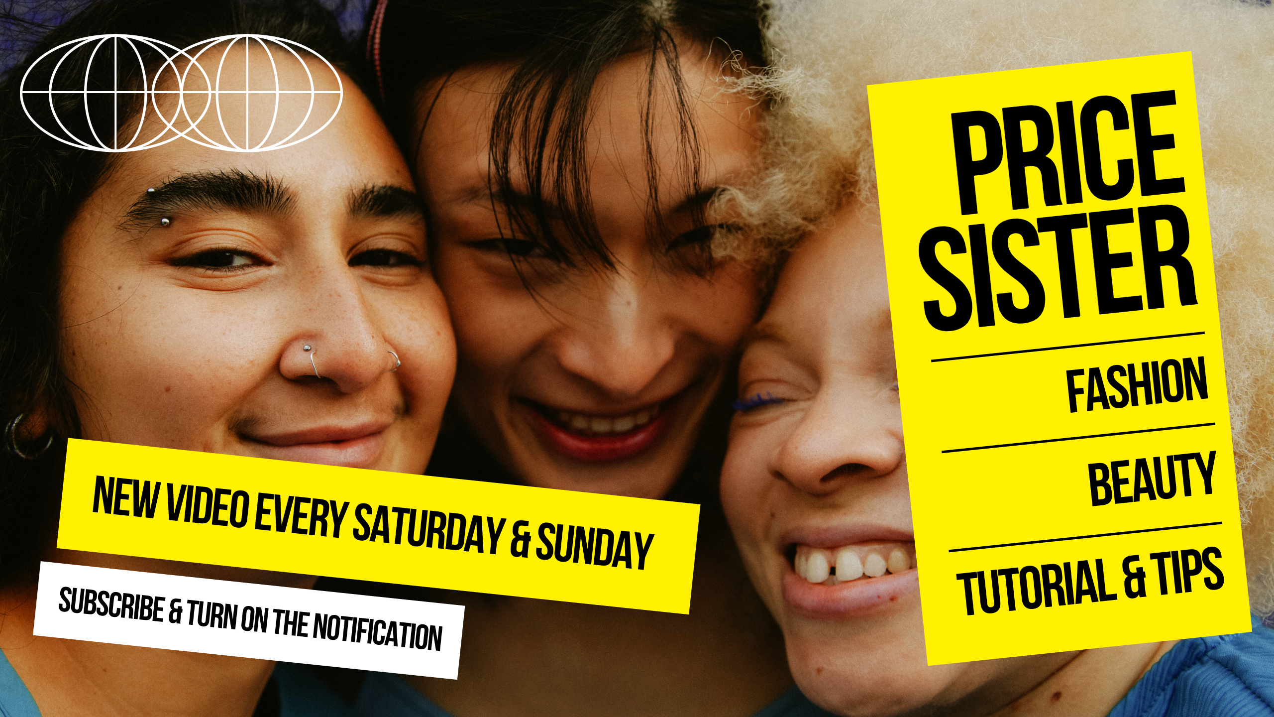 Yellow & Black  Beauty YouTube Banner