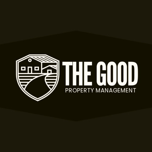 Brown and White Property Management Logo