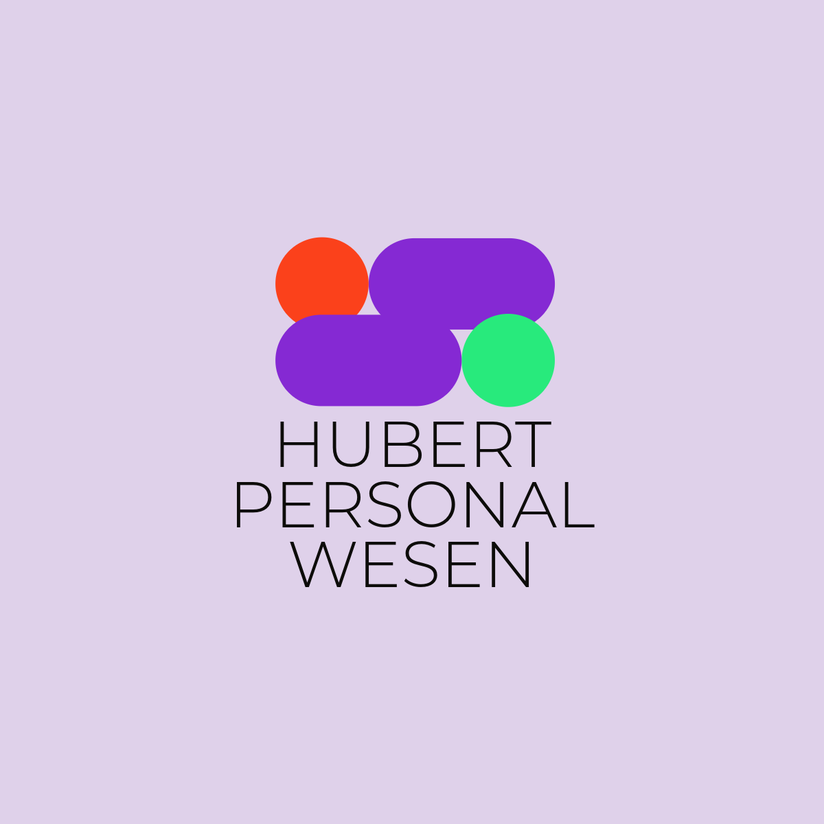 Purple Contemporary Human Resources Logo