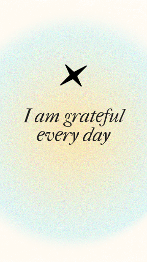 Cream & Blue Blur Self Love Quotes TikTok Video