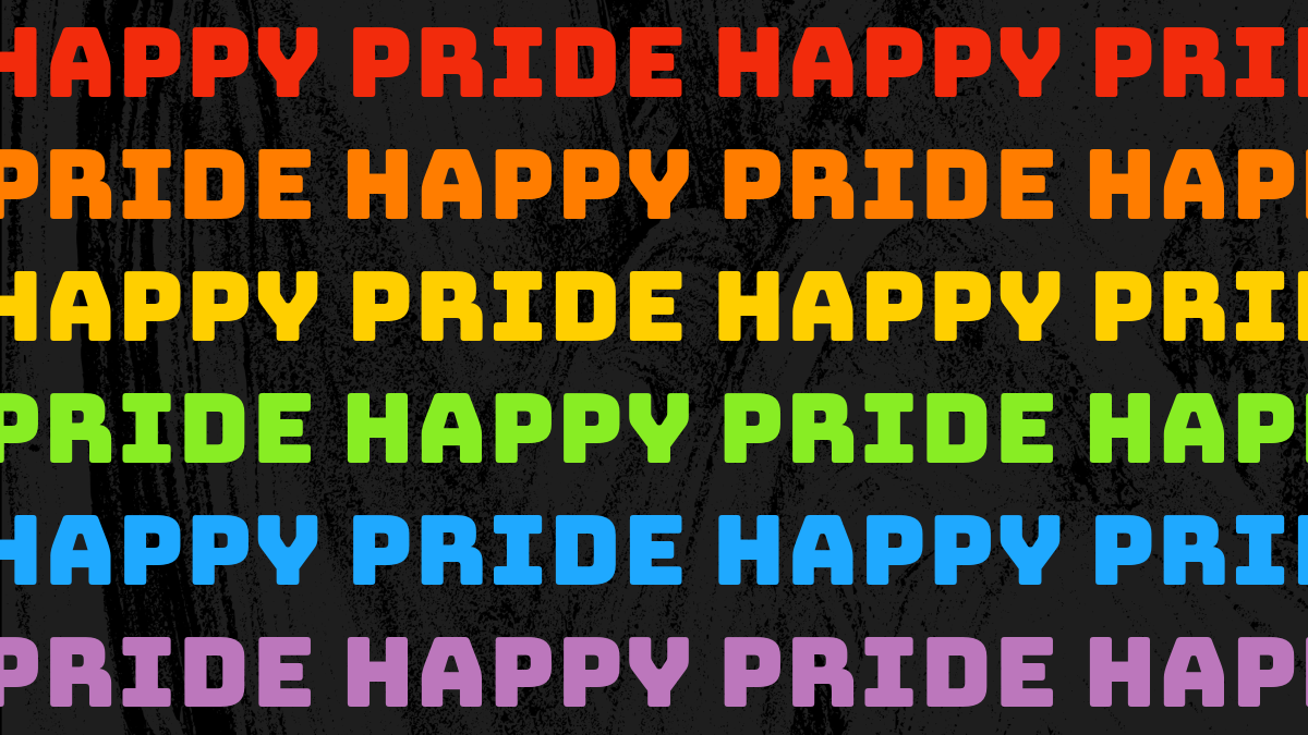 Colorful Happy Pride Zoom Background