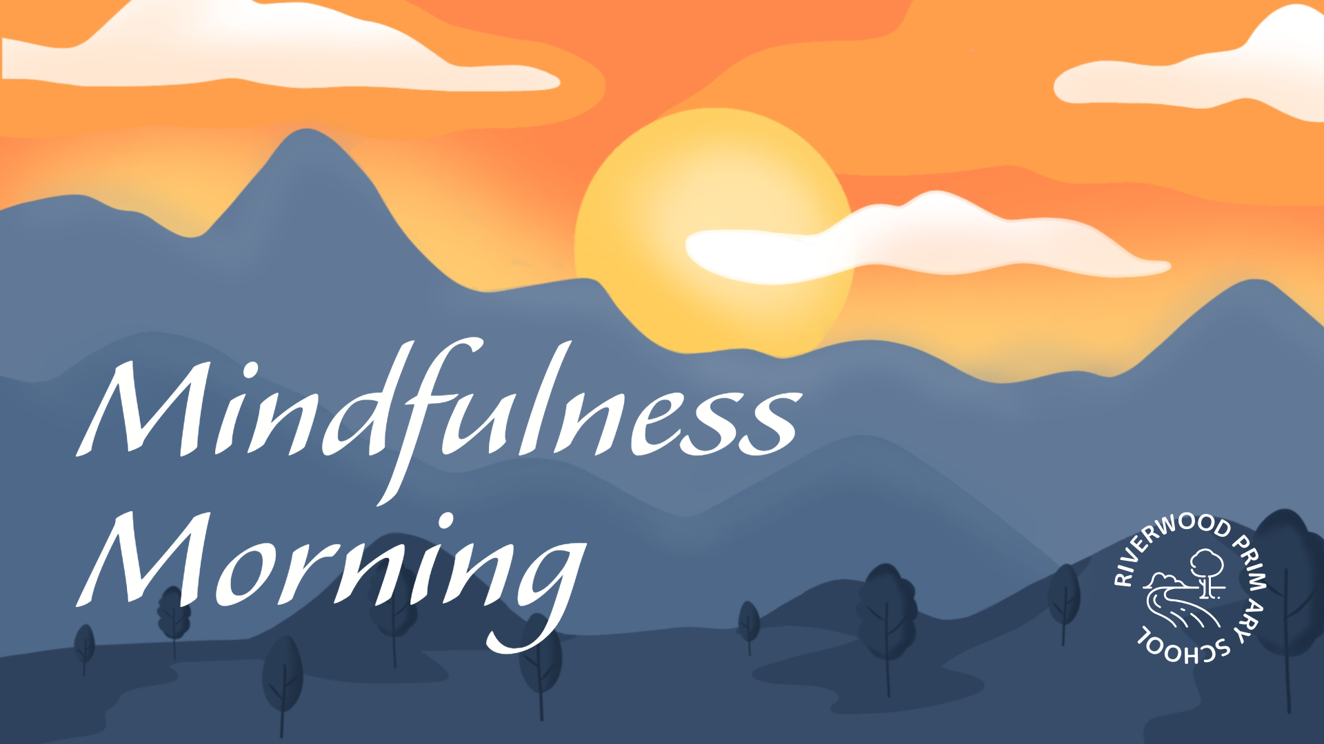 Orange And Blue Reflection Sheet Presentation