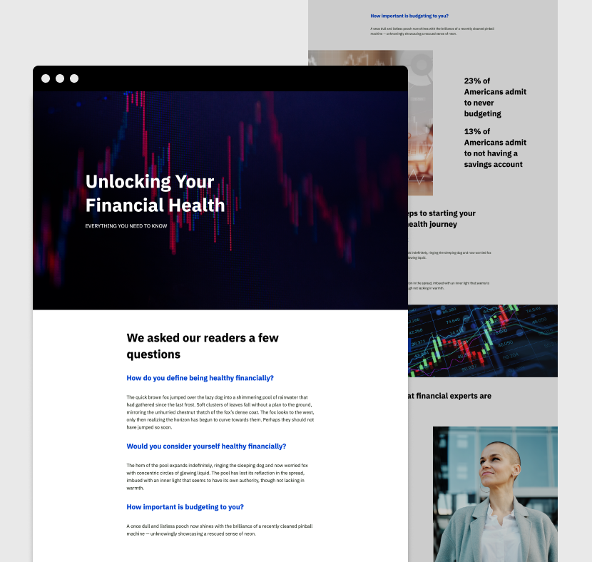 Blue and white whitepaper