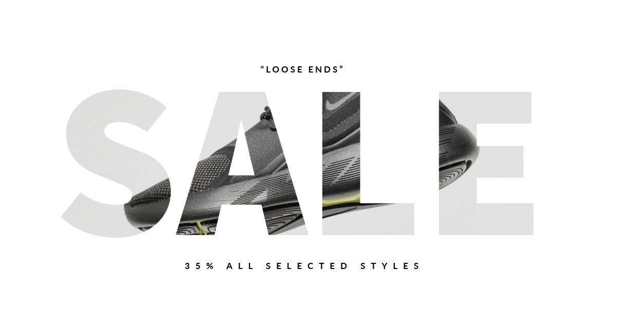 White, Minimalistic Sale Ad Facebook Post