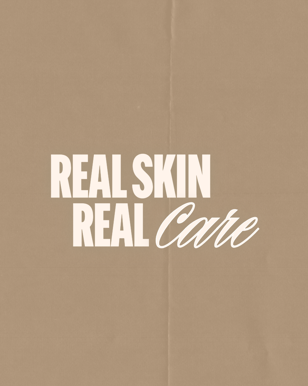 Beige and Brown Skincare Cosmetic Instagram feed ad