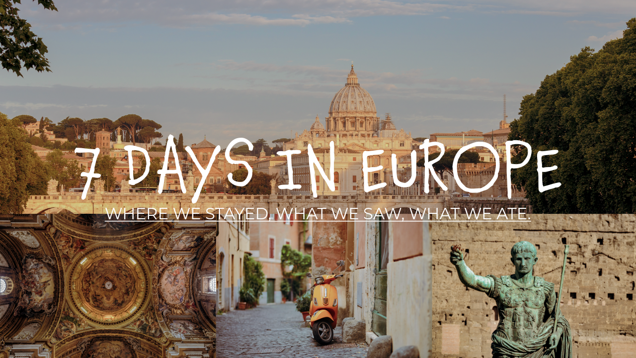 Beige and Blue Travel Vlog Youtube Thumbnail
