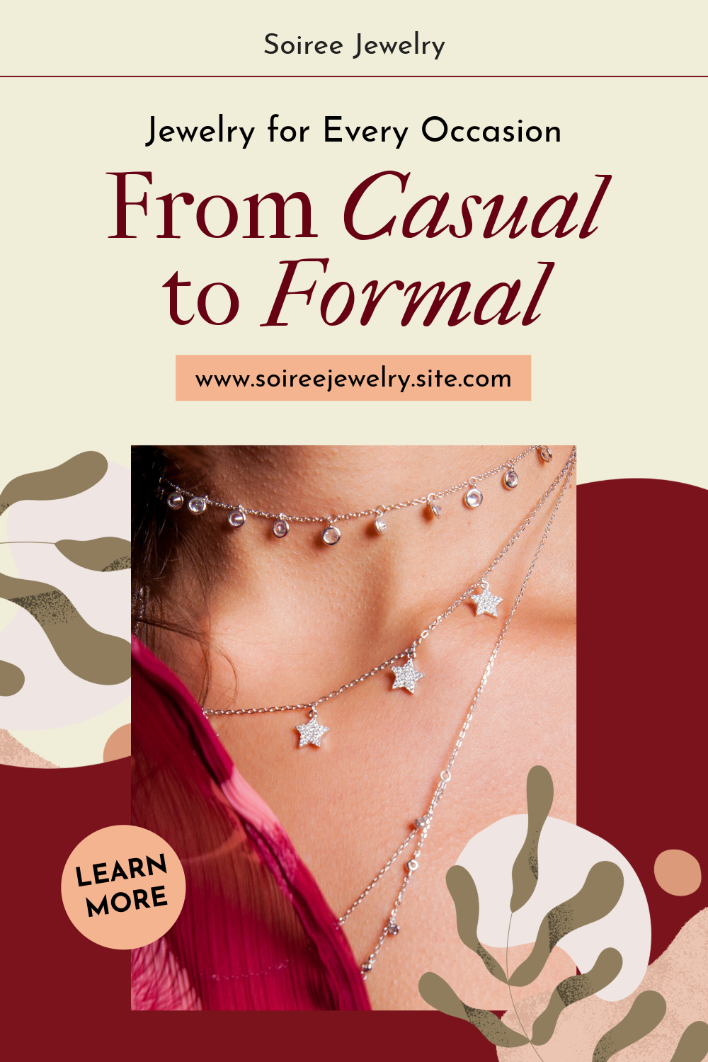 Red Jewelry Shop Pinterest Post