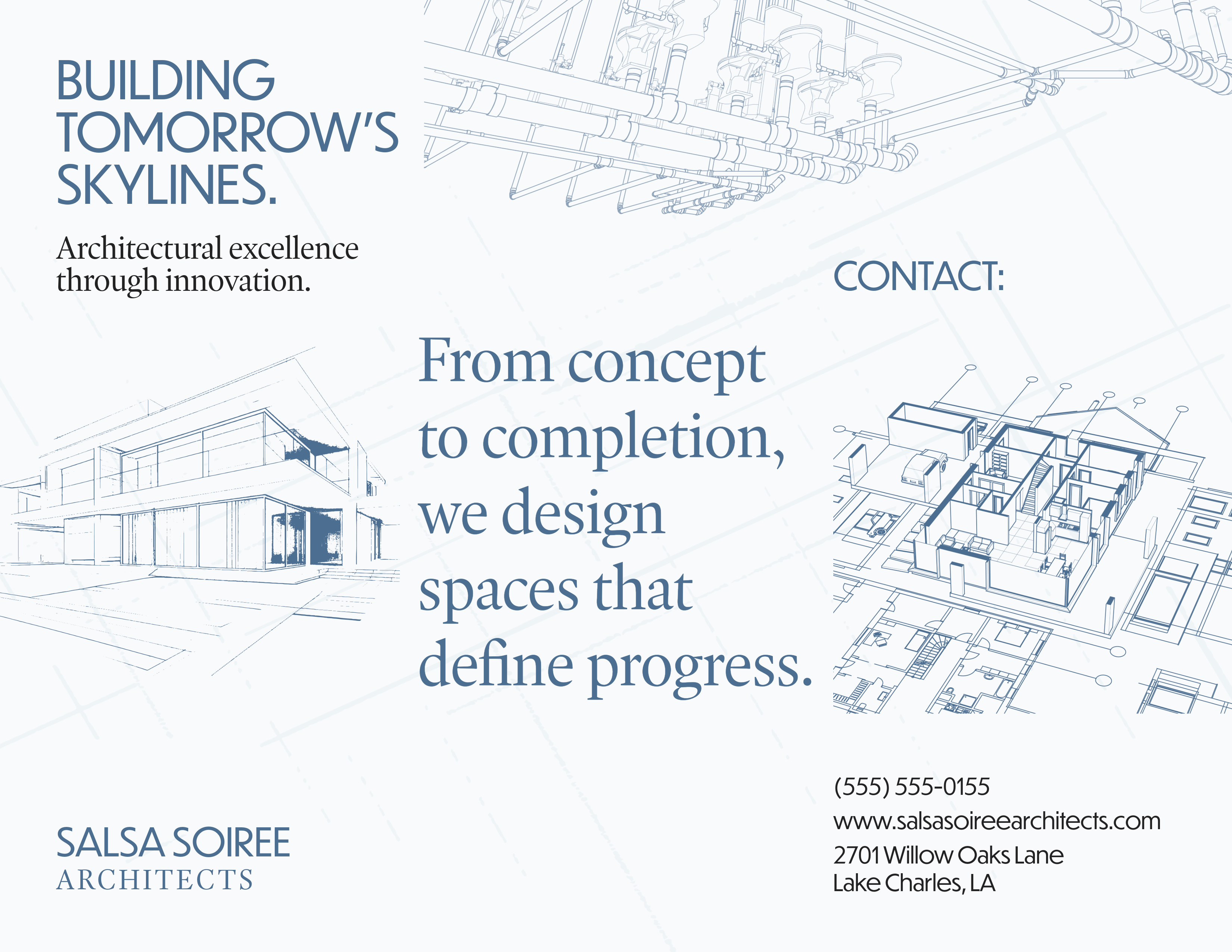 Blue Architecture Brochure