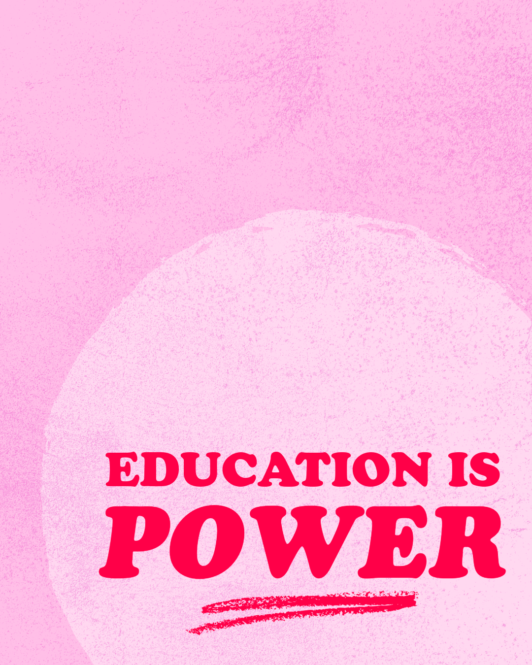 Pink Inspirational Education Quote Instagram Portrait Post