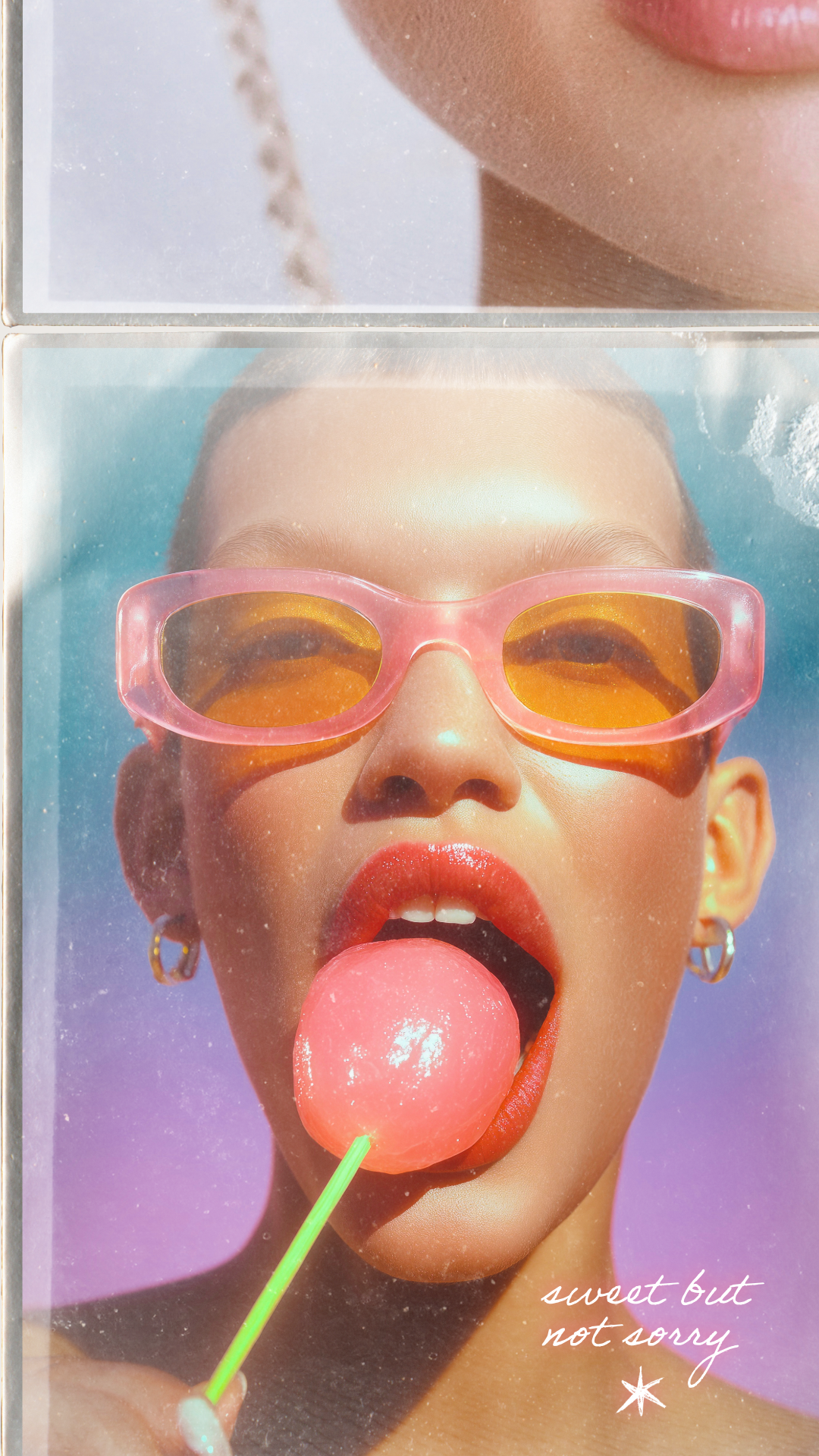 Colorful Retro Style Photo Collage Fun Quote Instagram Story